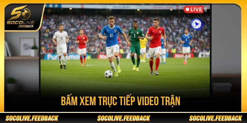 Người xem bấm vào link hoặc lịch đấu để xem trận yêu thích