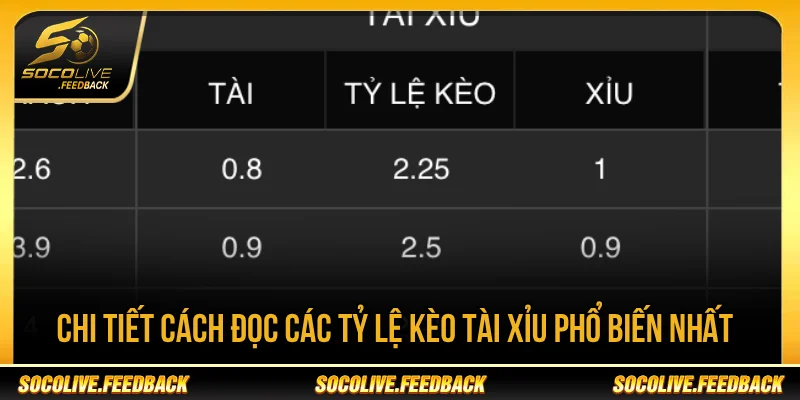 Kèo Tài Xỉu Là Gì? Cách Đọc Over/Under Chuẩn Cách đọc kèo tài xỉu trong bóng đá