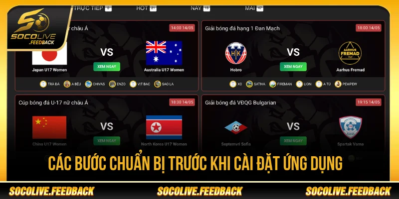 Tải Socolive APK cần chuẩn bị những gì