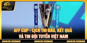 AFF Cup - Lịch Thi Đấu, Kết Quả Và Tin Đội Tuyển Việt Nam