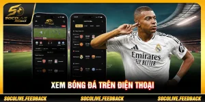 xem bóng đá trên điện thoại